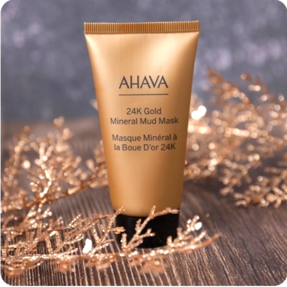 New & Factory Sealed! AHAVA 24K Gold Mineral Mud Mask
